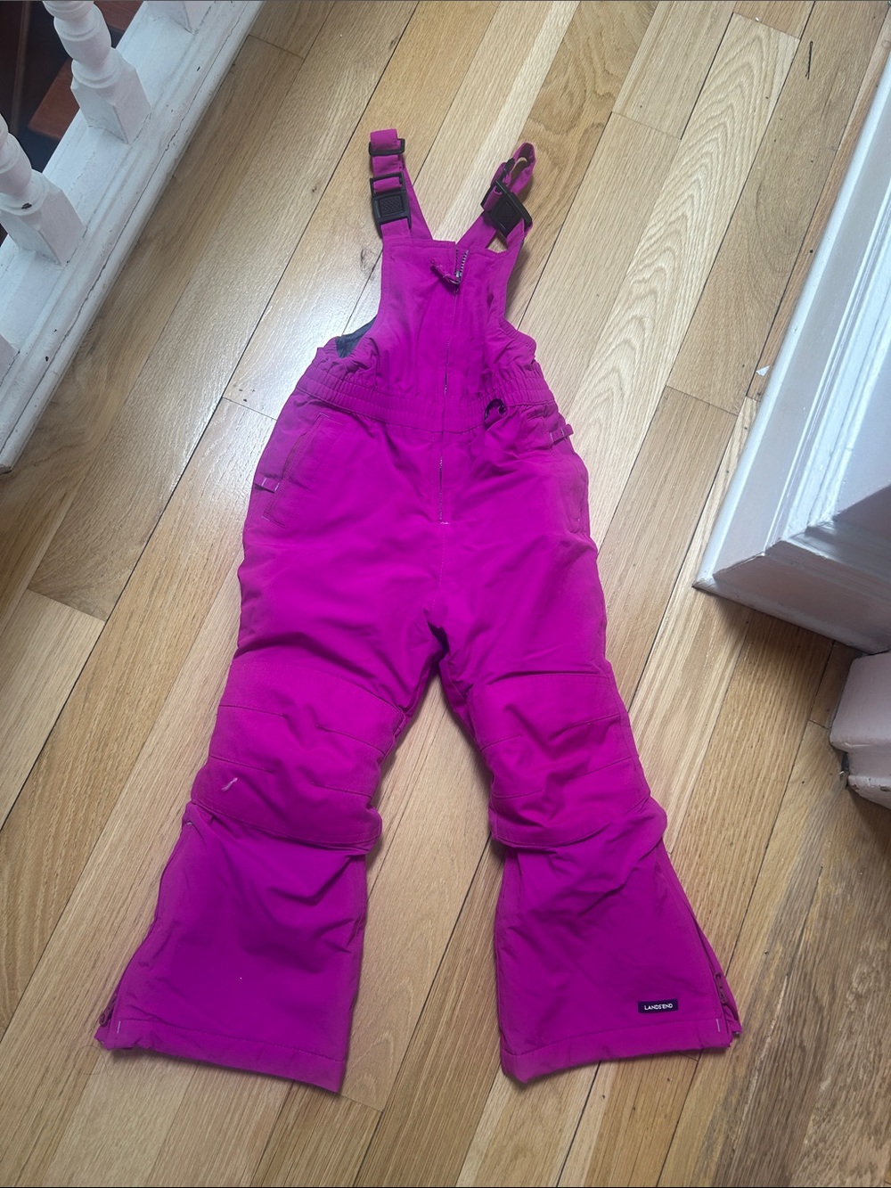 Lands End Snowsuit iron knee